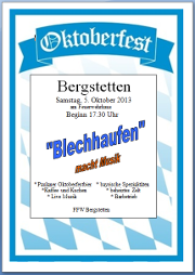 Plakat Oktoberfest 2013