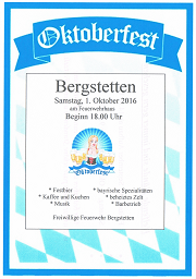 Plakat Oktoberfest 2016